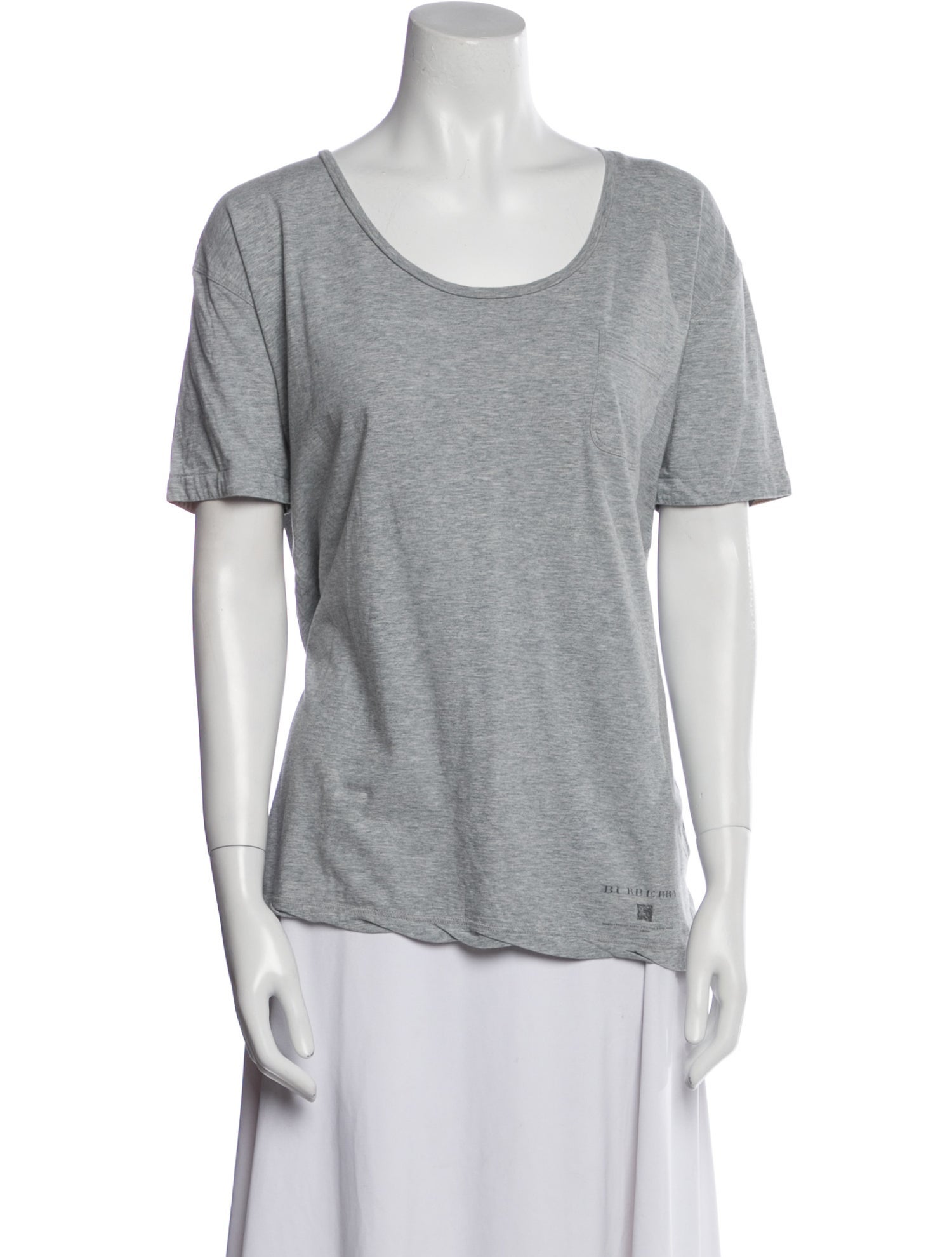 Burberry Brit Scoop Neck Short Sleeve T-Shirt