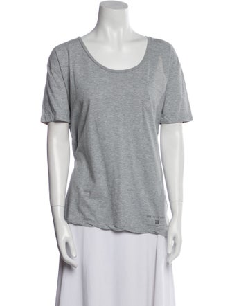 Burberry Brit Scoop Neck Short Sleeve T-Shirt