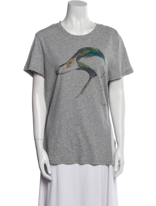 Burberry Brit Graphic Print Crew Neck T-Shirt