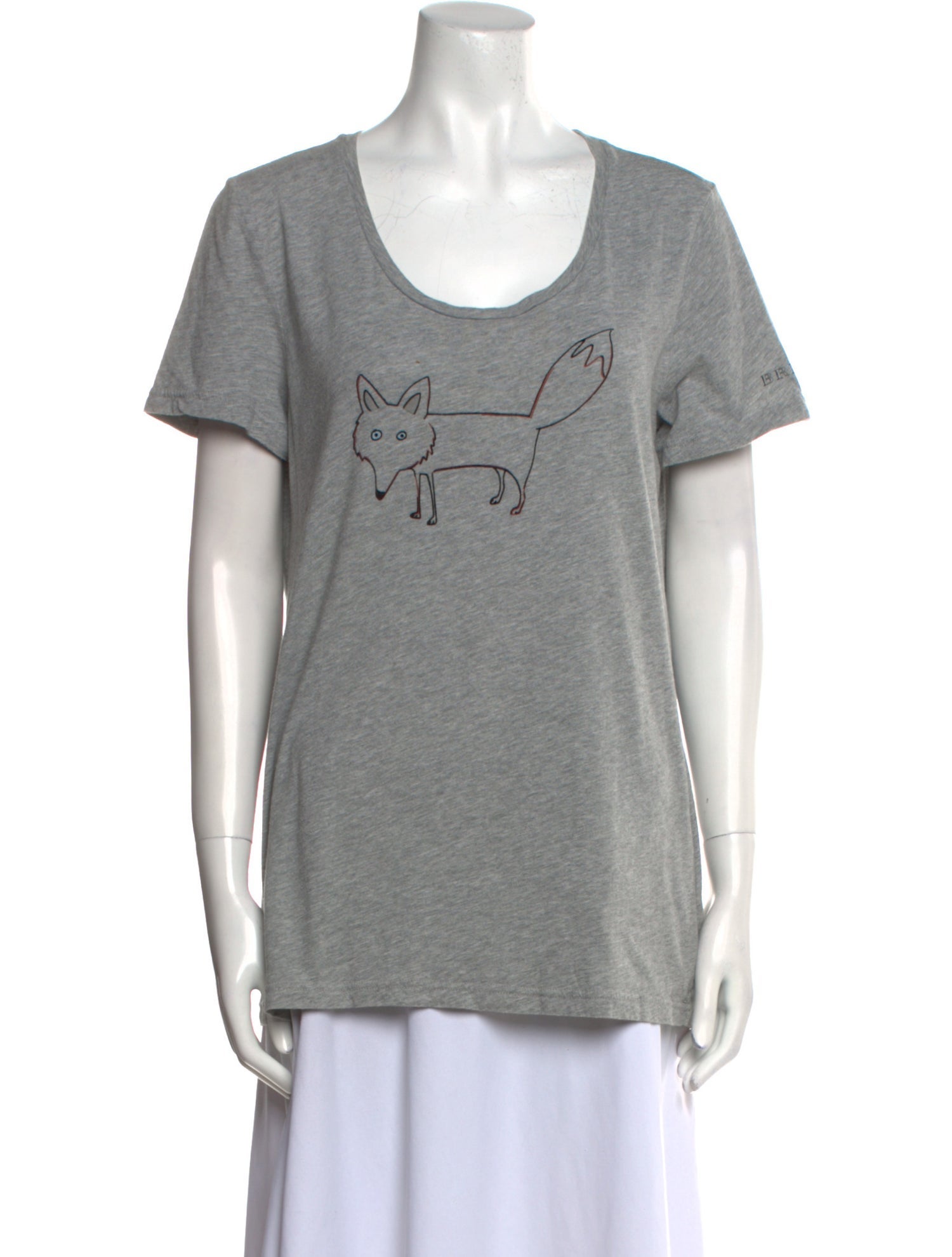 Burberry Brit Graphic Print Scoop Neck T-Shirt