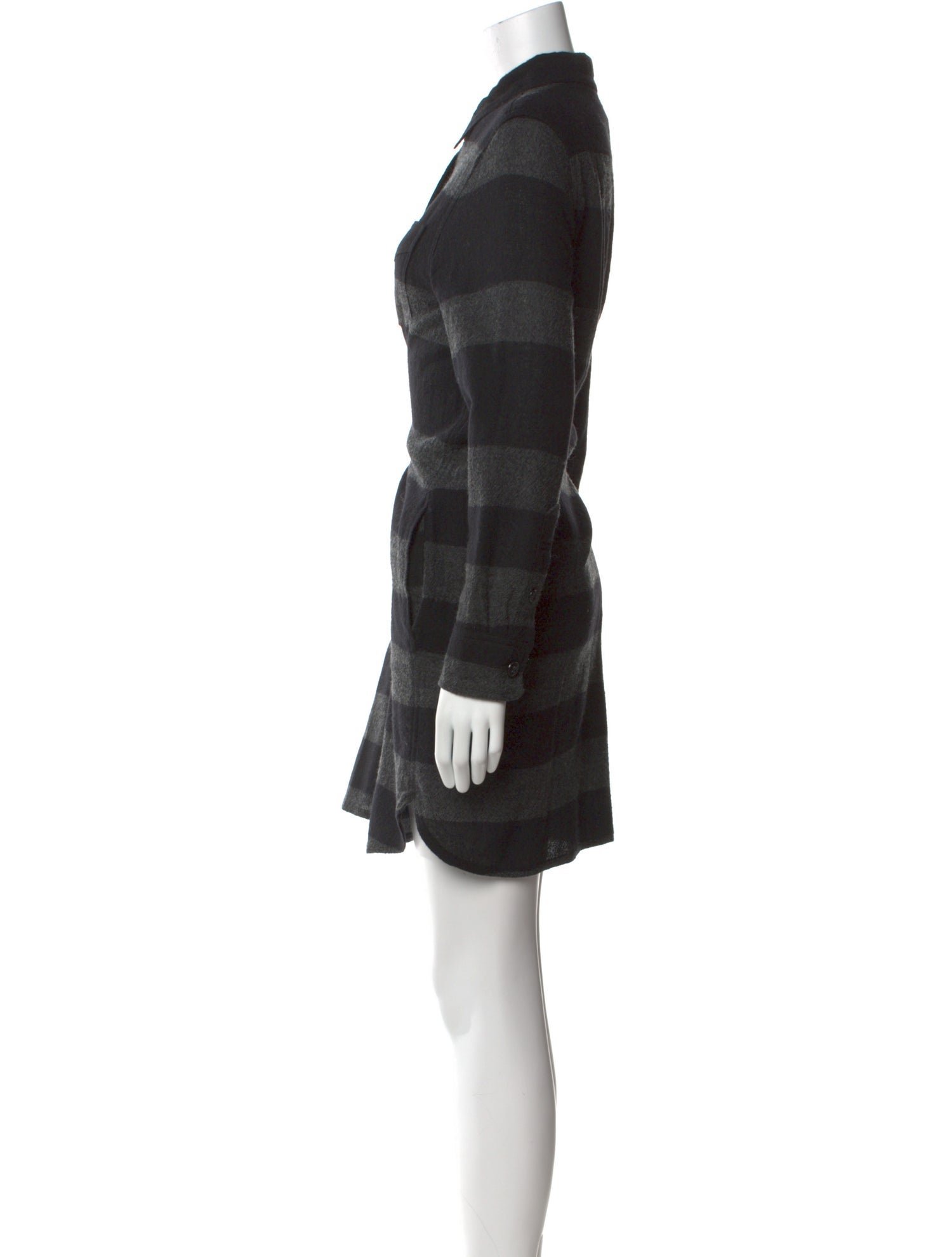 Burberry Brit Wool Knee-Length Dress