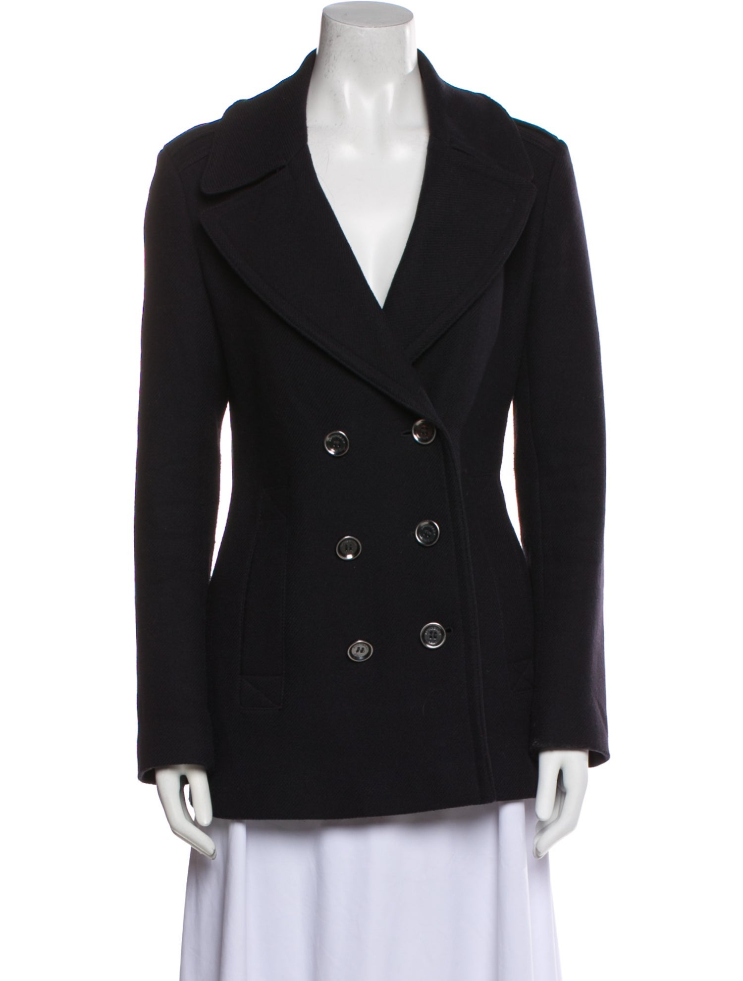 Burberry Brit Virgin Wool Peacoat