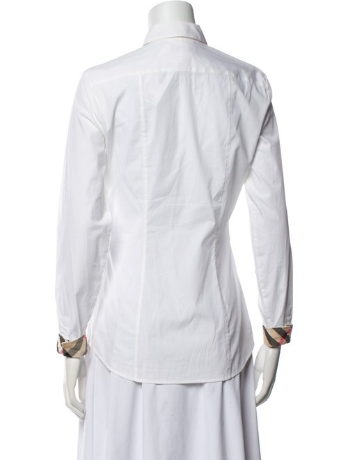 Burberry Brit Long Sleeve Button-Up Top