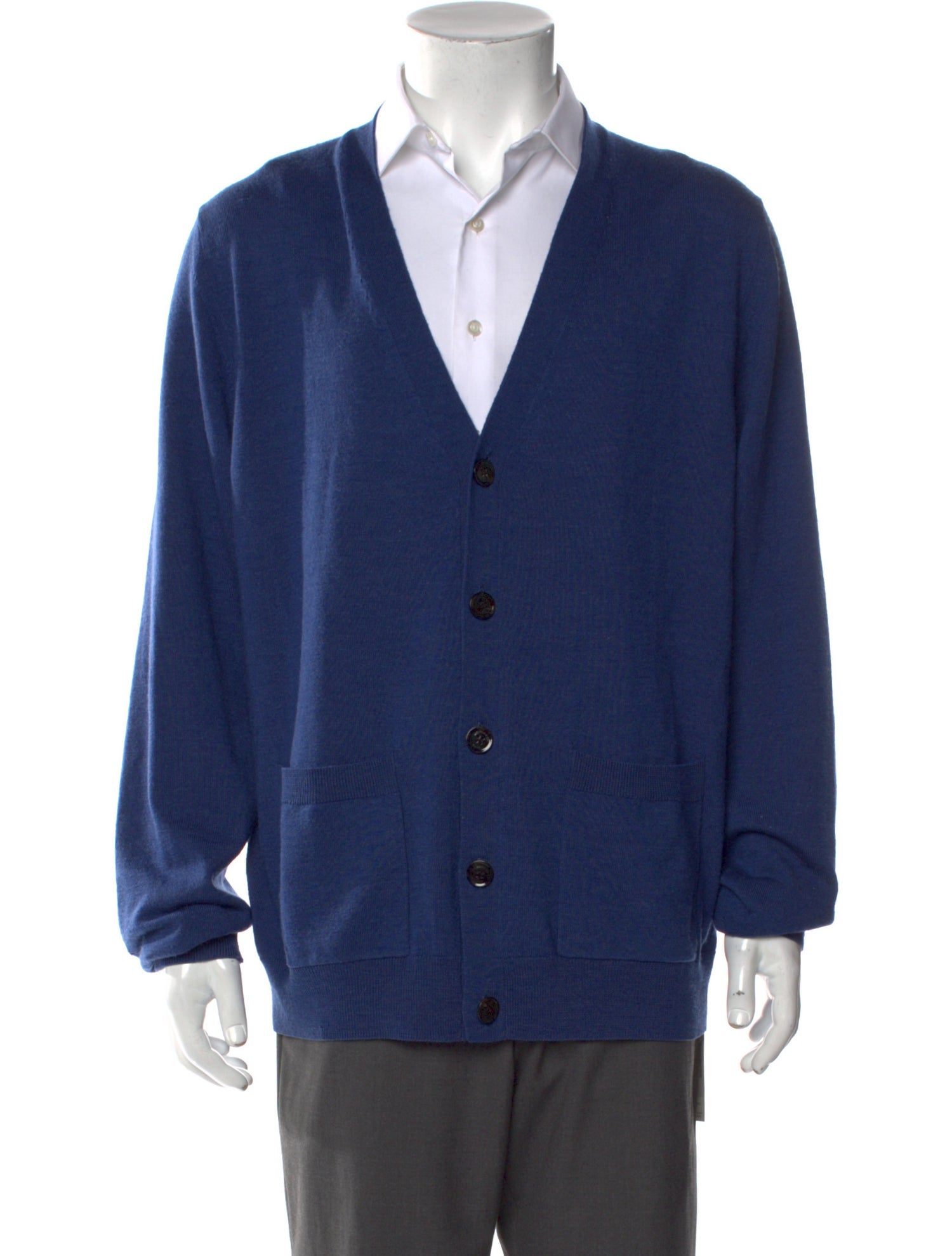 Burberry Brit Merino Wool V-Neck Cardigan
