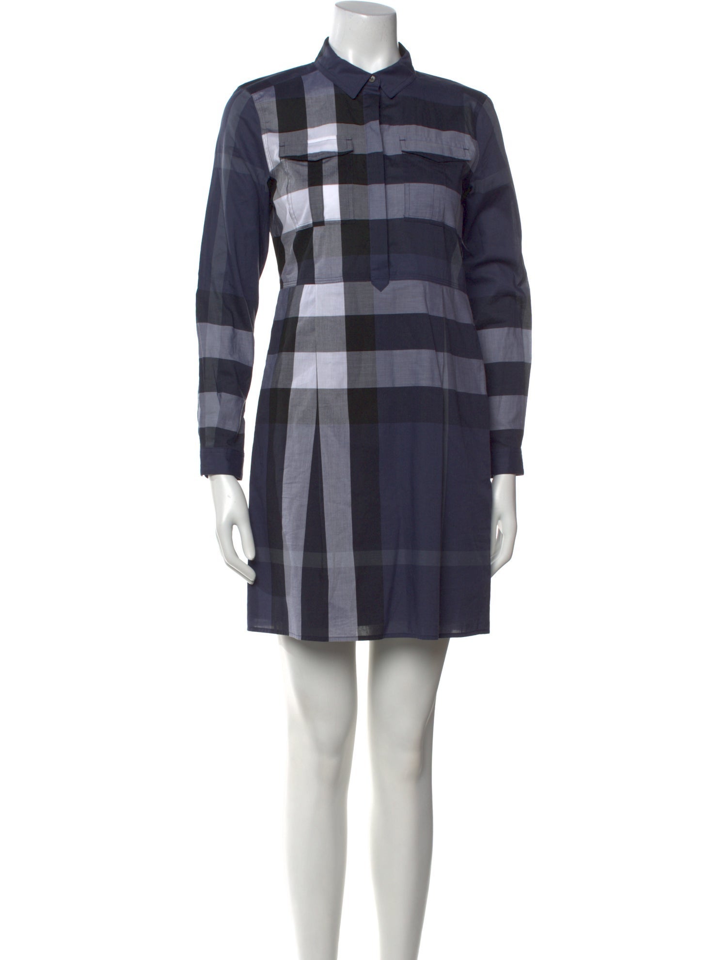 Burberry Brit Plaid Print Mini Dress w/ Tags