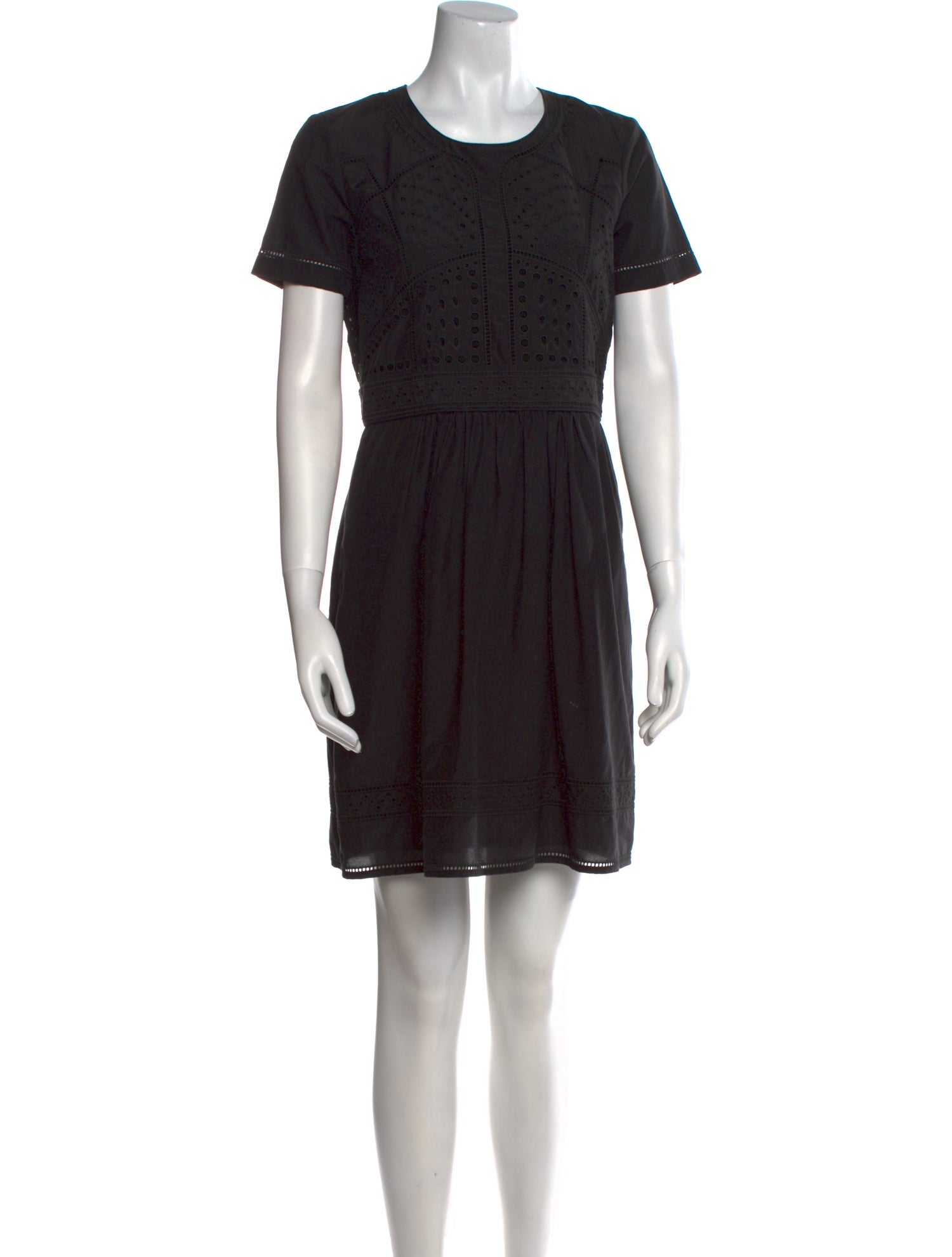 Burberry Brit Crew Neck Mini Dress