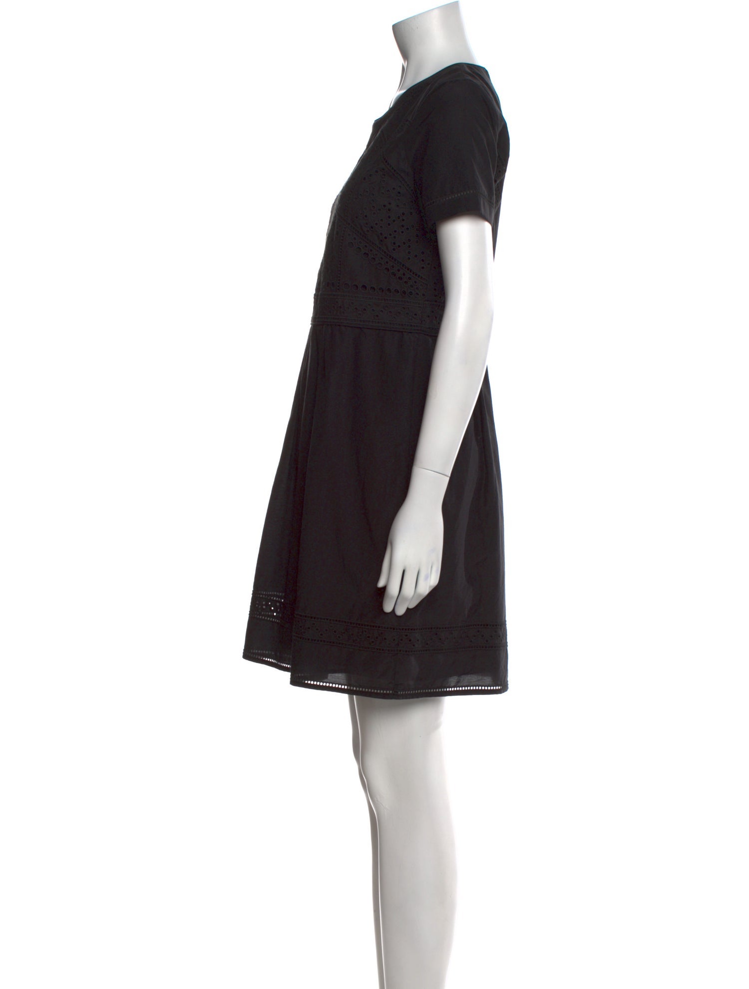 Burberry Brit Crew Neck Mini Dress