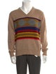 Burberry Brit Lambswool Graphic Print Pullover