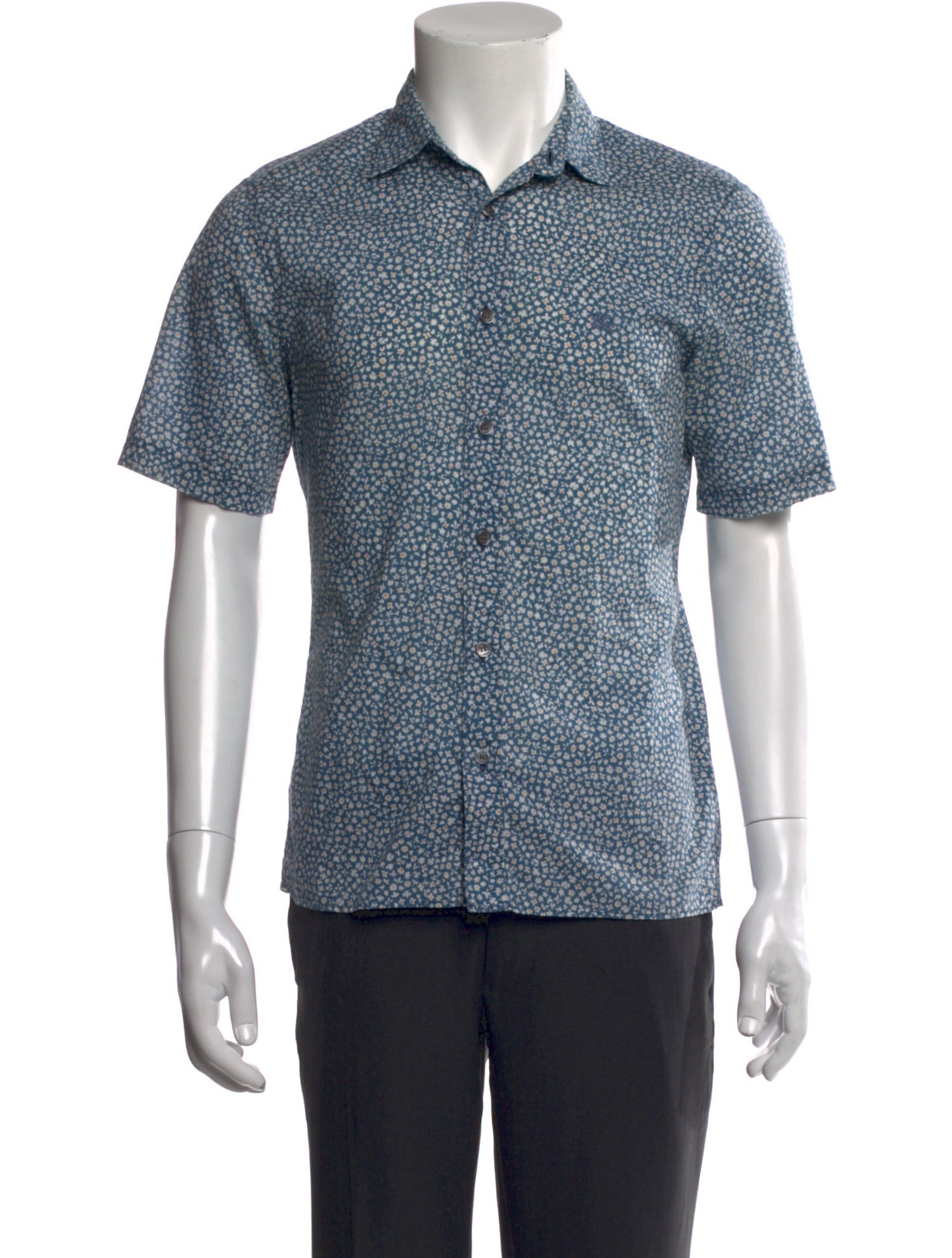 Burberry Brit TB Monogram Floral Print Shirt