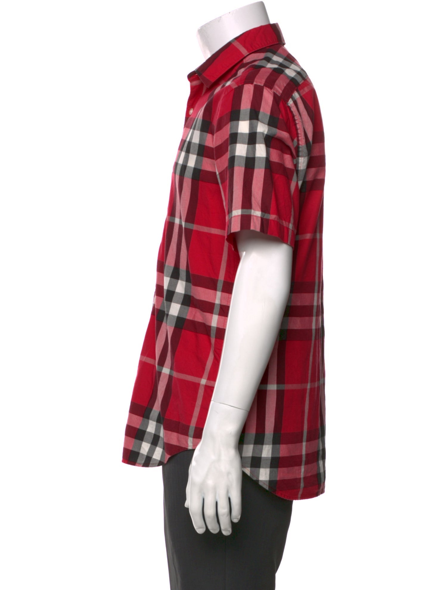 Burberry Brit Nova Check Pattern Short Sleeve Shirt