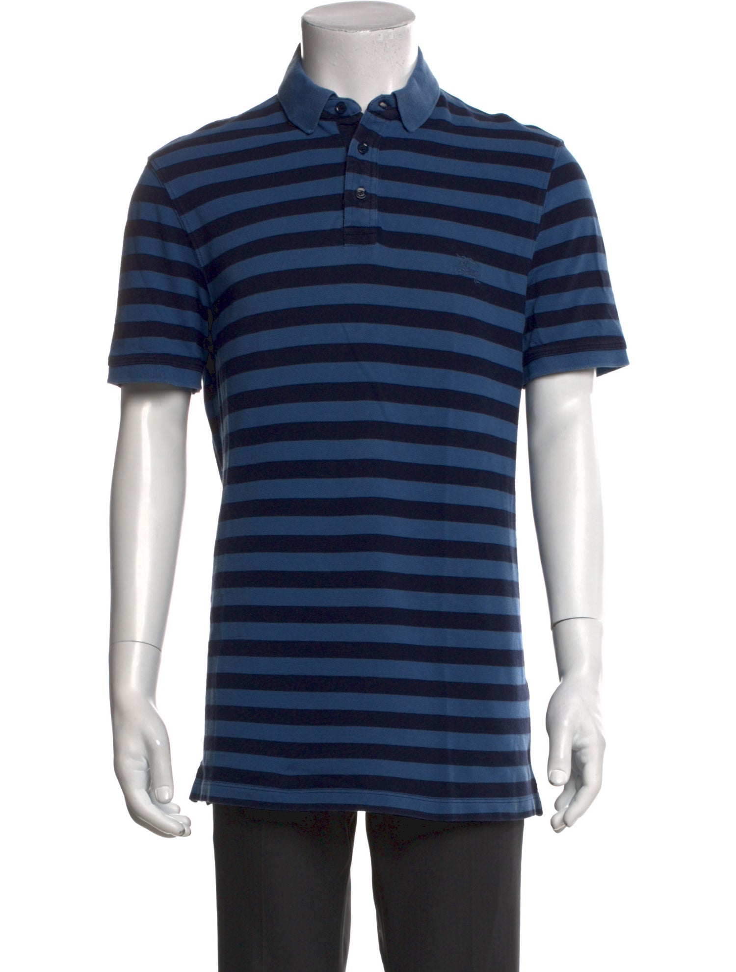 Burberry Brit Striped Crew Neck Polo Shirt