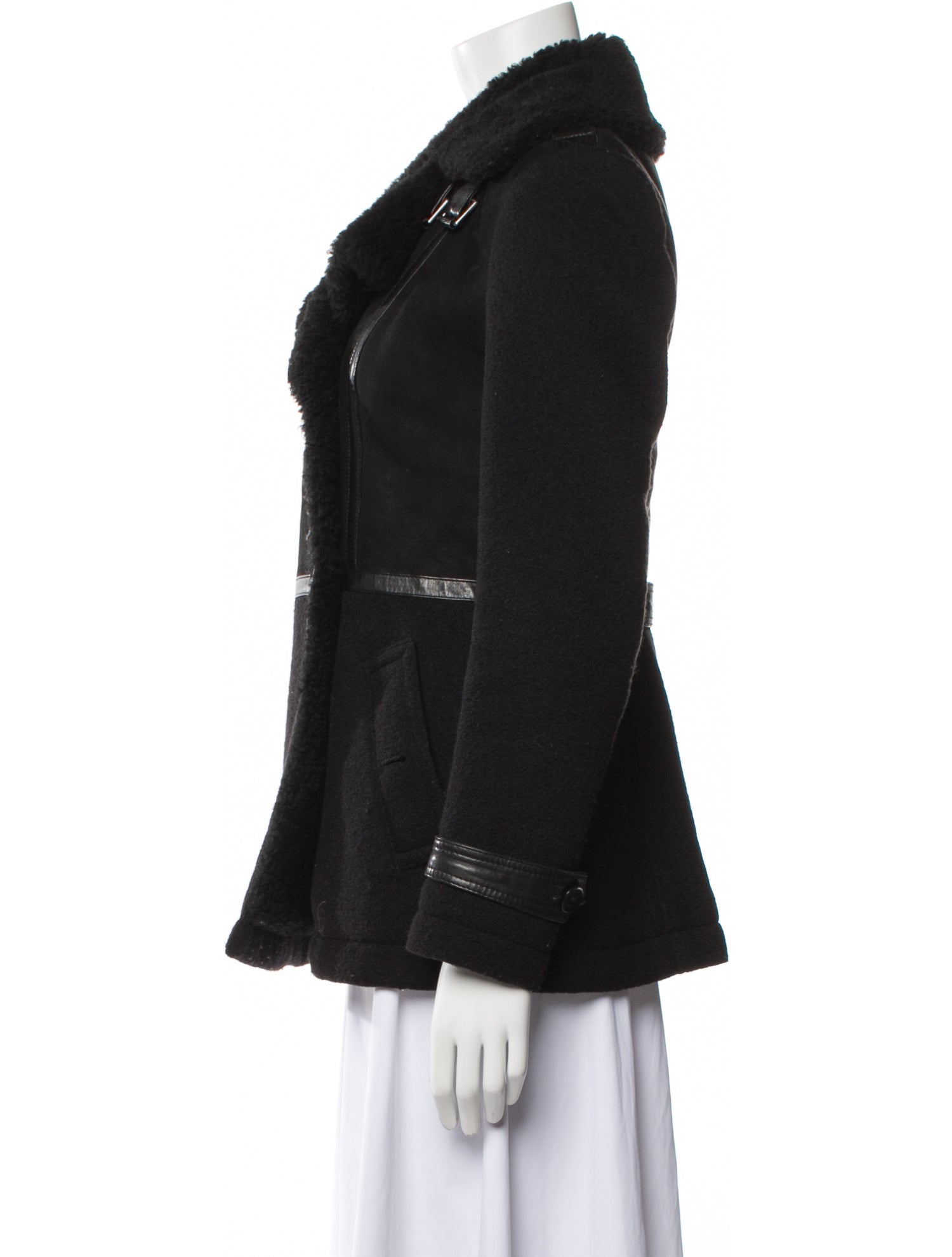 Burberry Brit Shearling Fur Coat