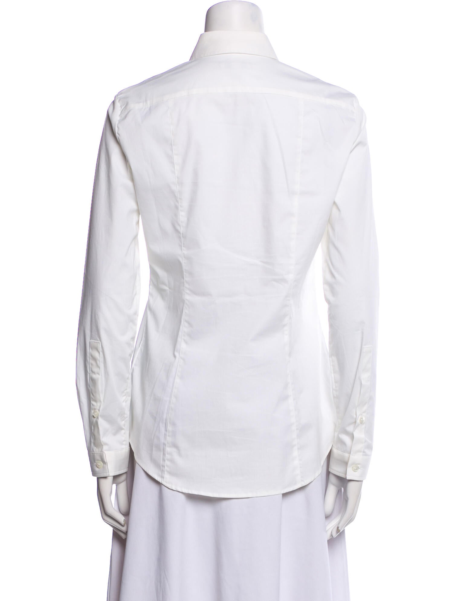 Burberry Brit Long Sleeve Button-Up Top