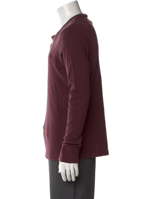 Burberry Brit Exploded Check Pattern Crew Neck Henley