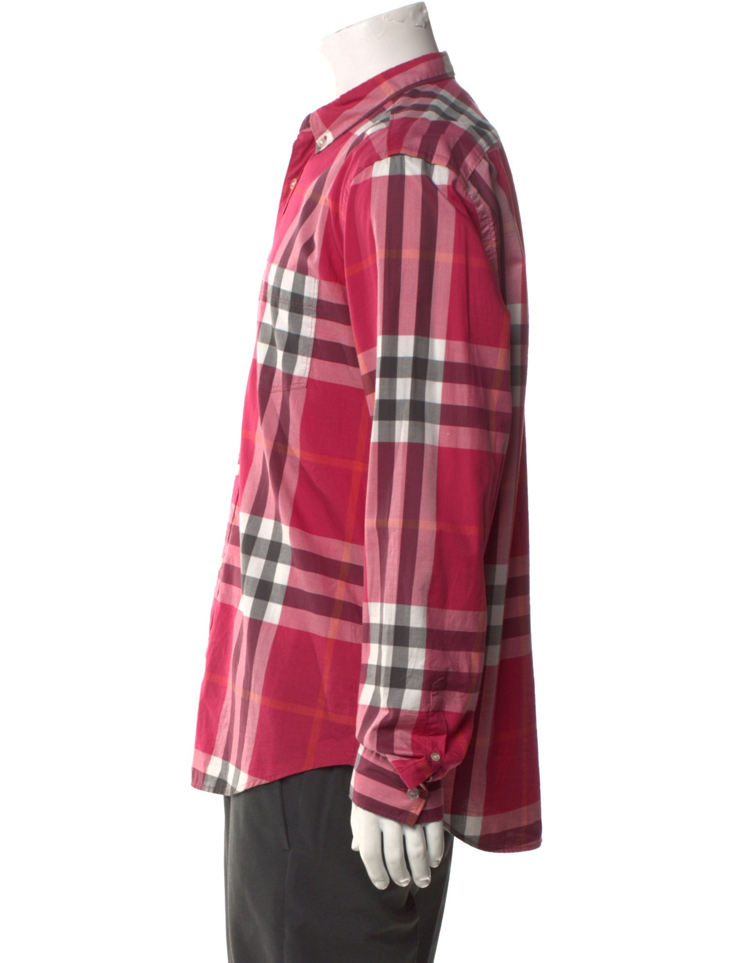 Burberry Brit Nova Check Pattern Long Sleeve Shirt