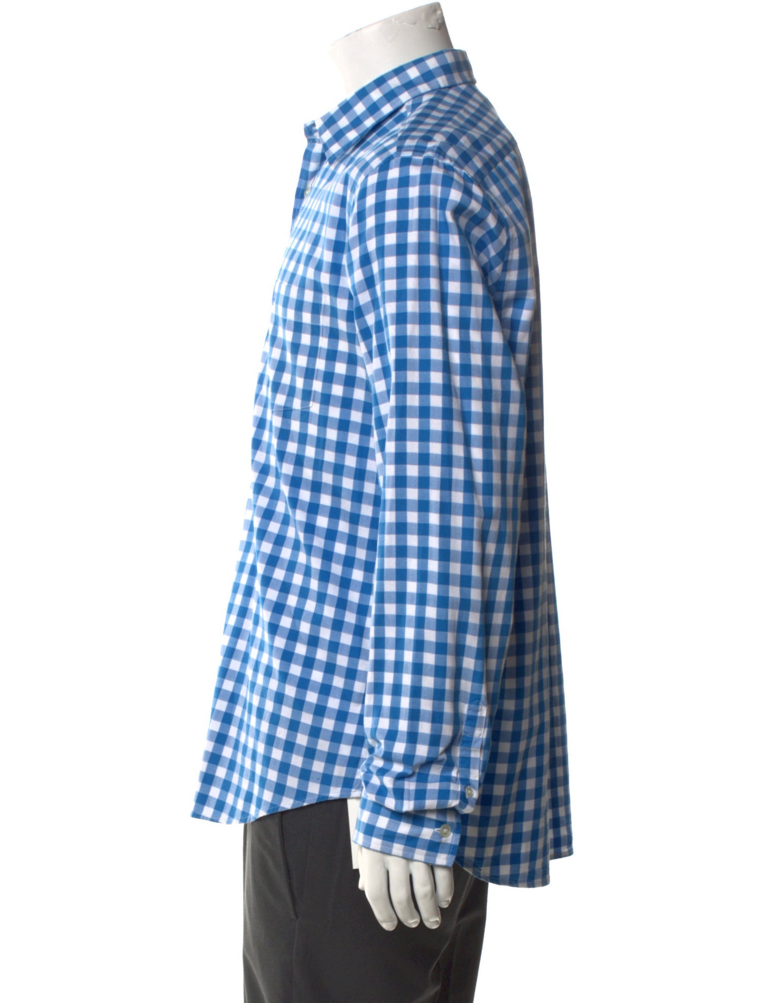 Burberry Brit Plaid Print Long Sleeve Shirt