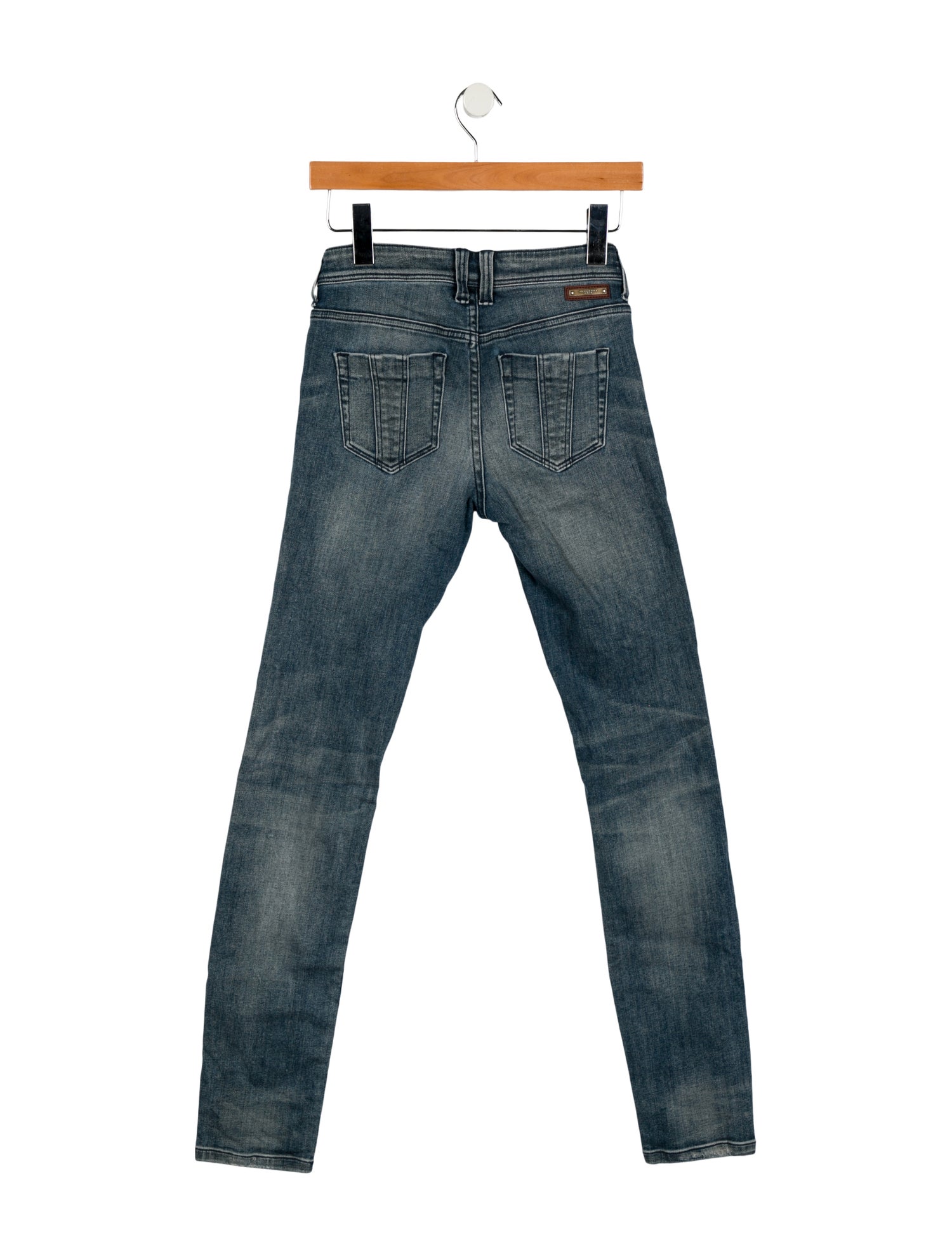 Burberry Brit Low-Rise Skinny Leg Jeans