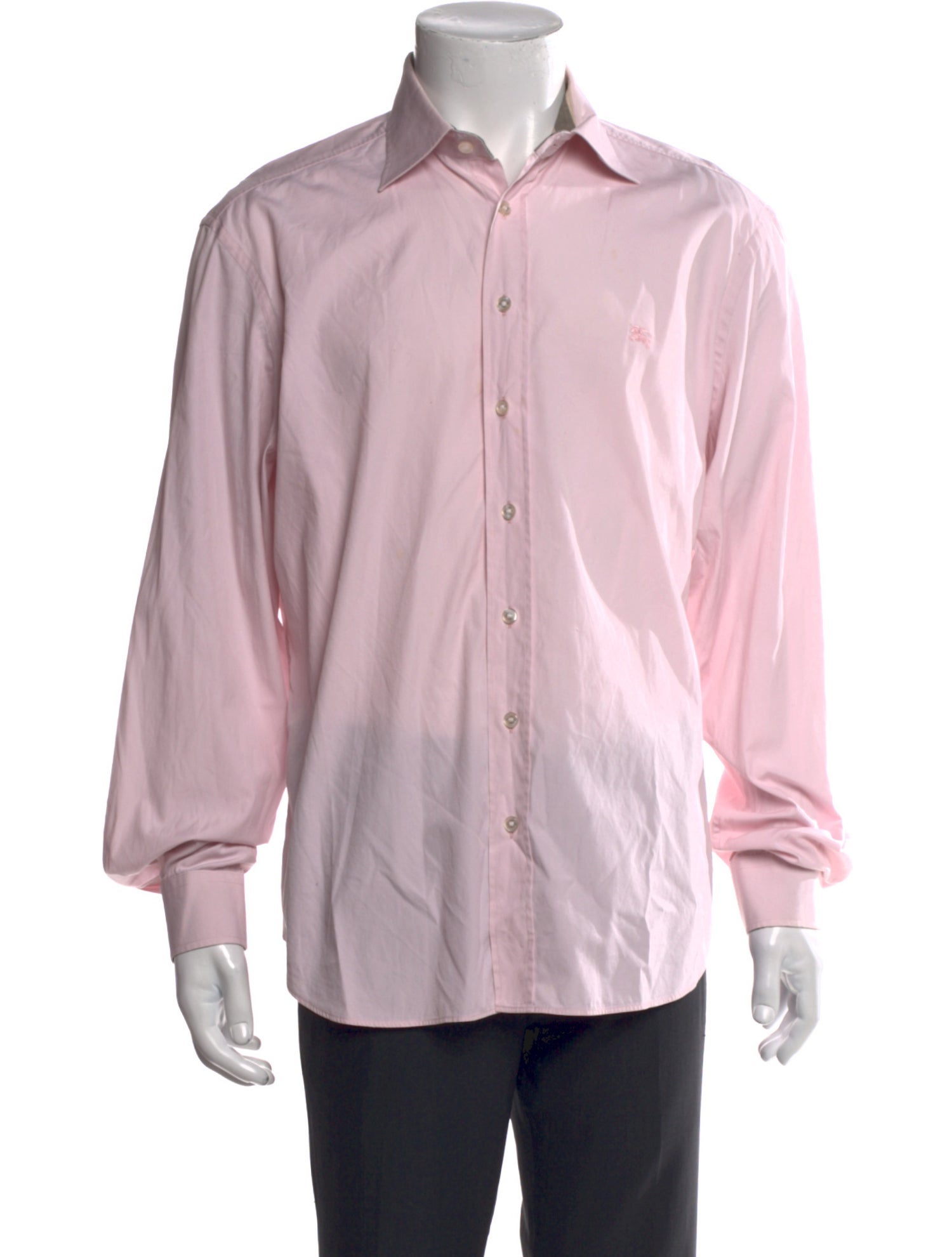 Burberry Brit Nova Check Pattern Long Sleeve Dress Shirt