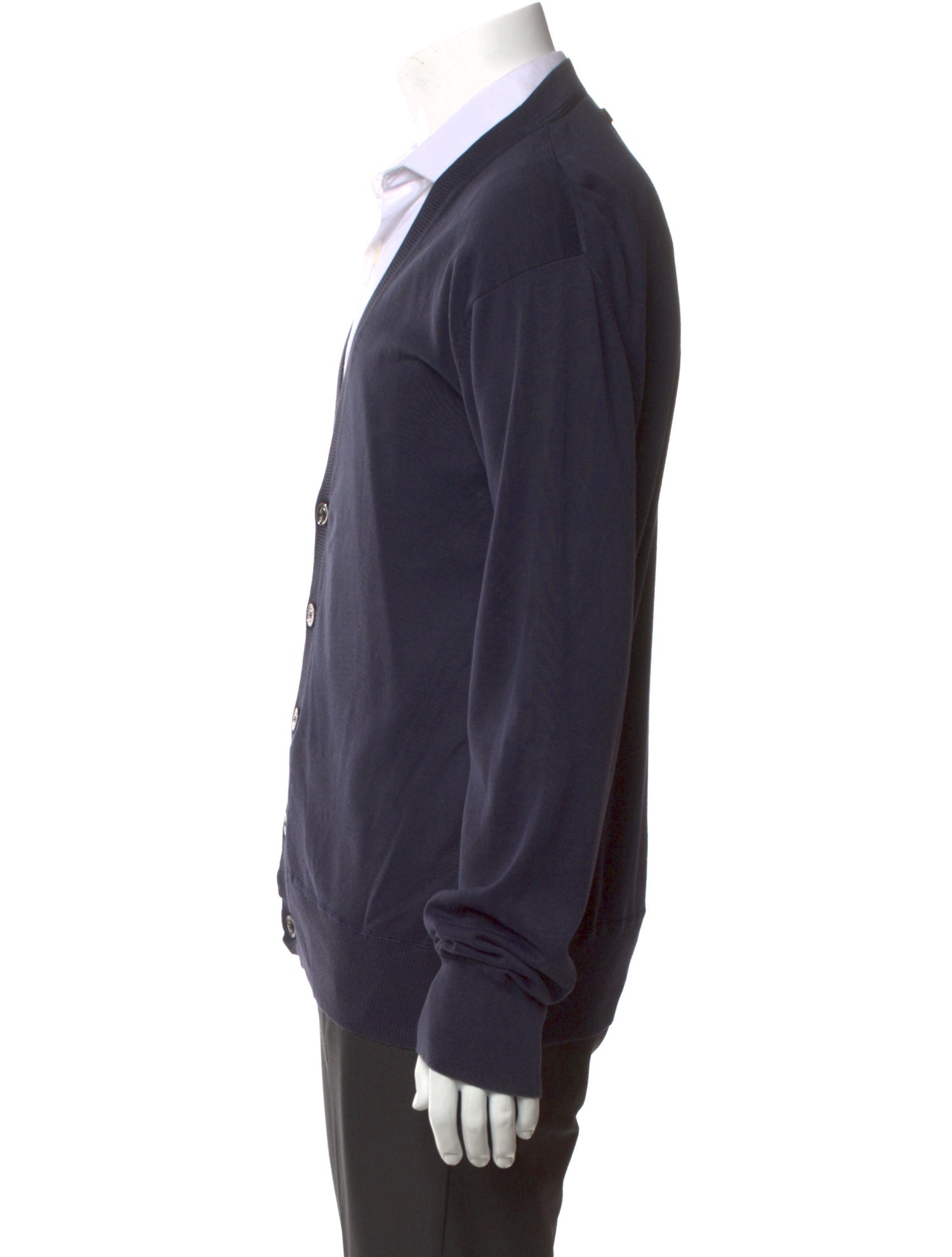 Burberry Brit V-Neck Long Sleeve Cardigan
