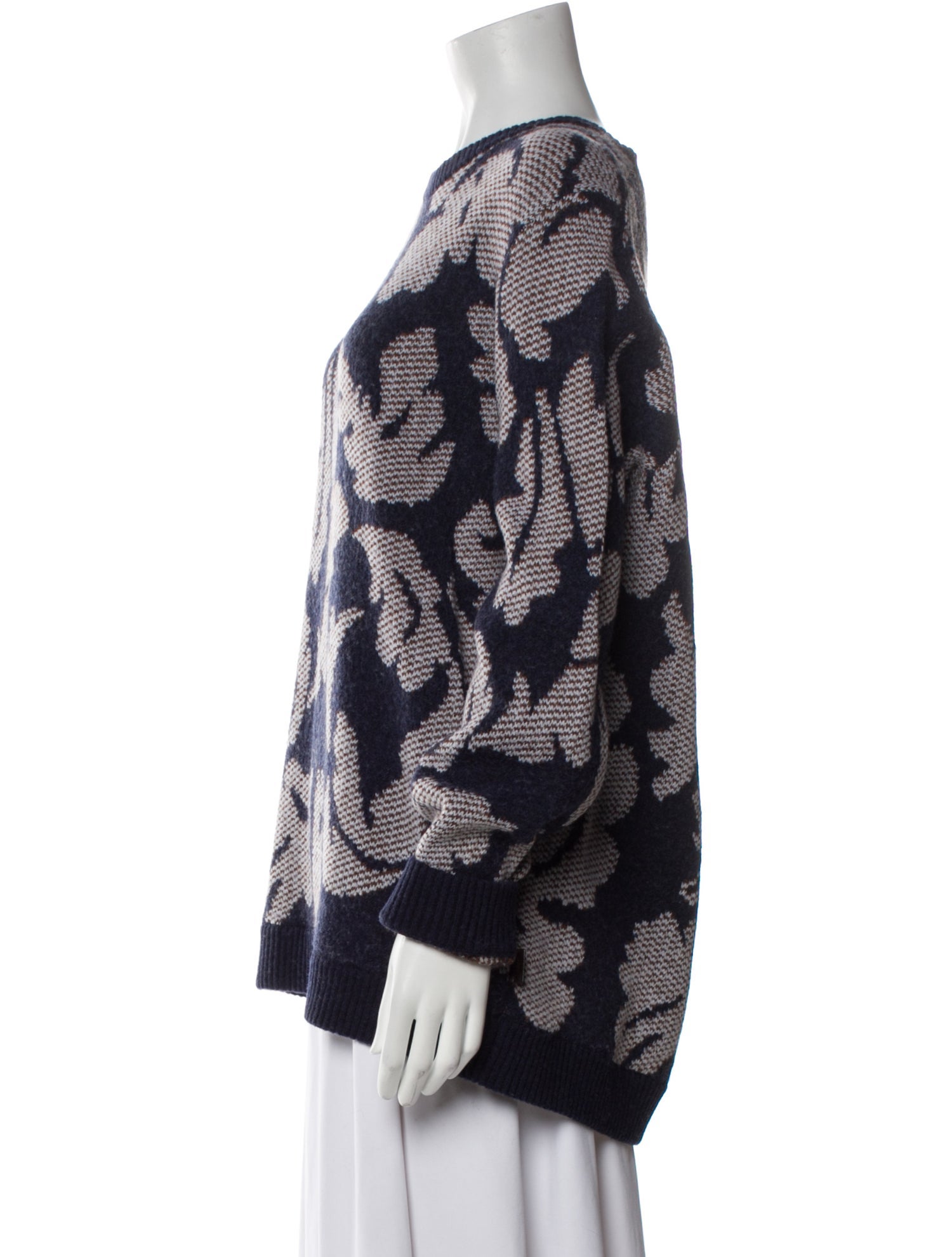 Burberry Brit Wool Printed Sweater w/ Tags