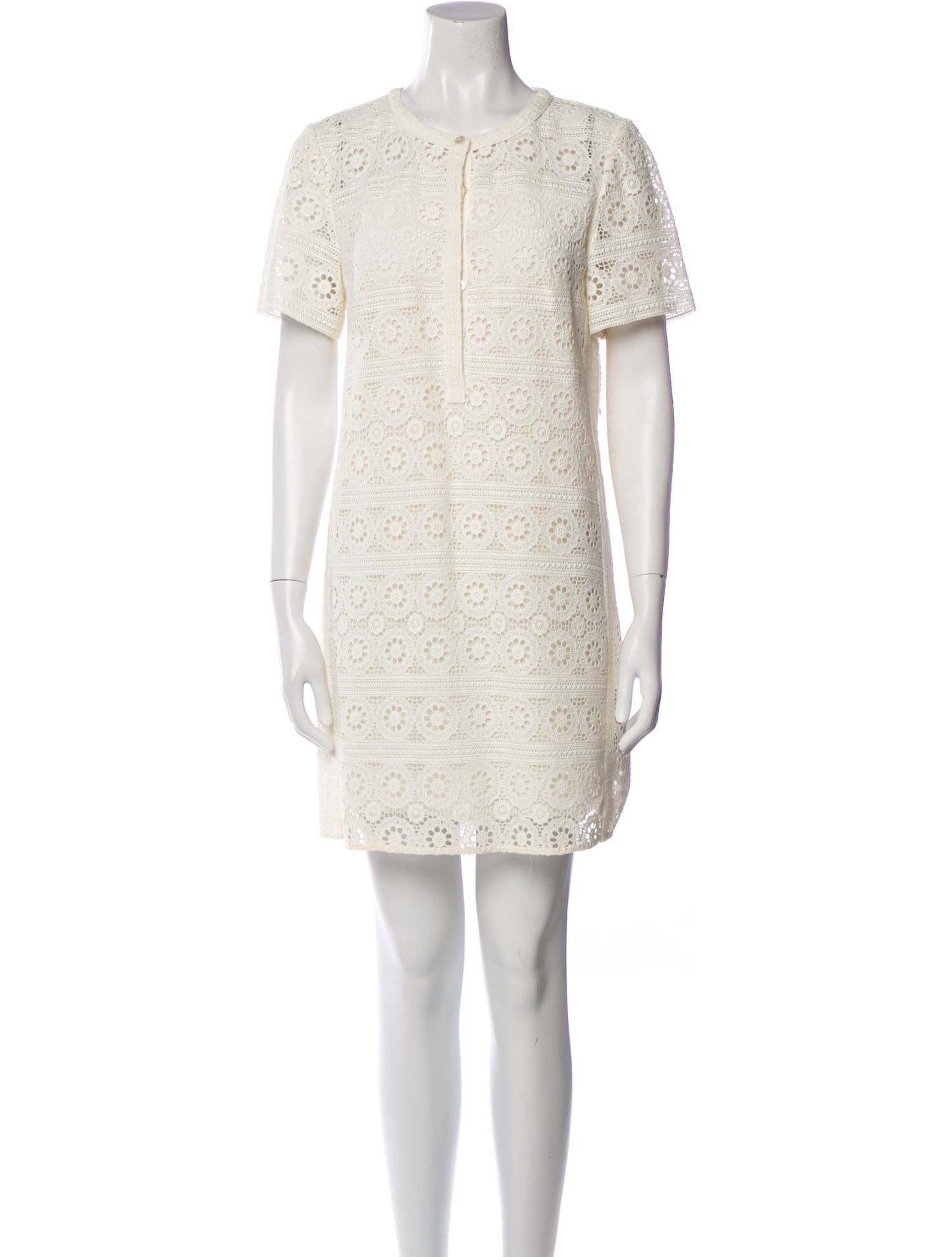 Burberry Brit Crew Neck Mini Dress