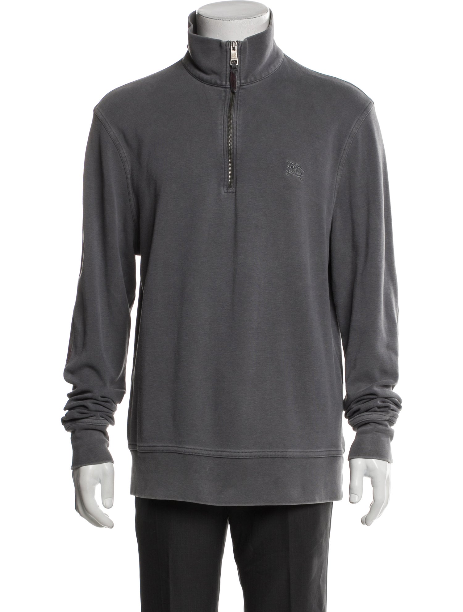 Burberry Brit TB Monogram Mock Neck Henley