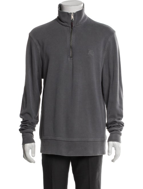 Burberry Brit TB Monogram Mock Neck Henley