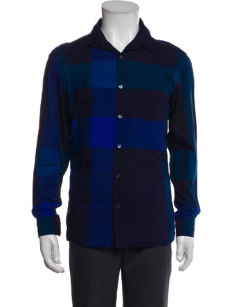 Burberry Brit Exploded Check Pattern Long Sleeve Shirt