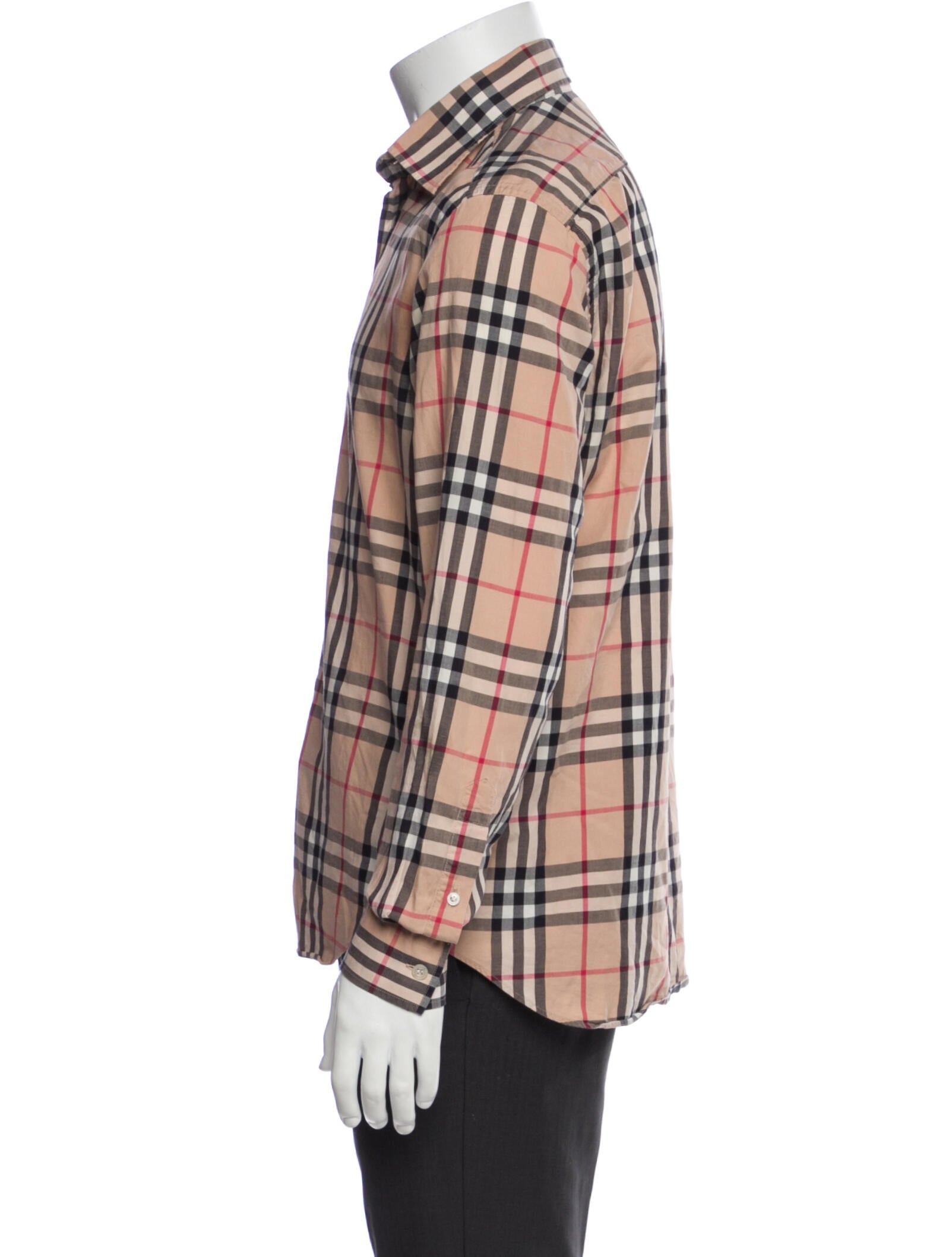 Burberry Brit Nova Check Pattern Long Sleeve Shirt