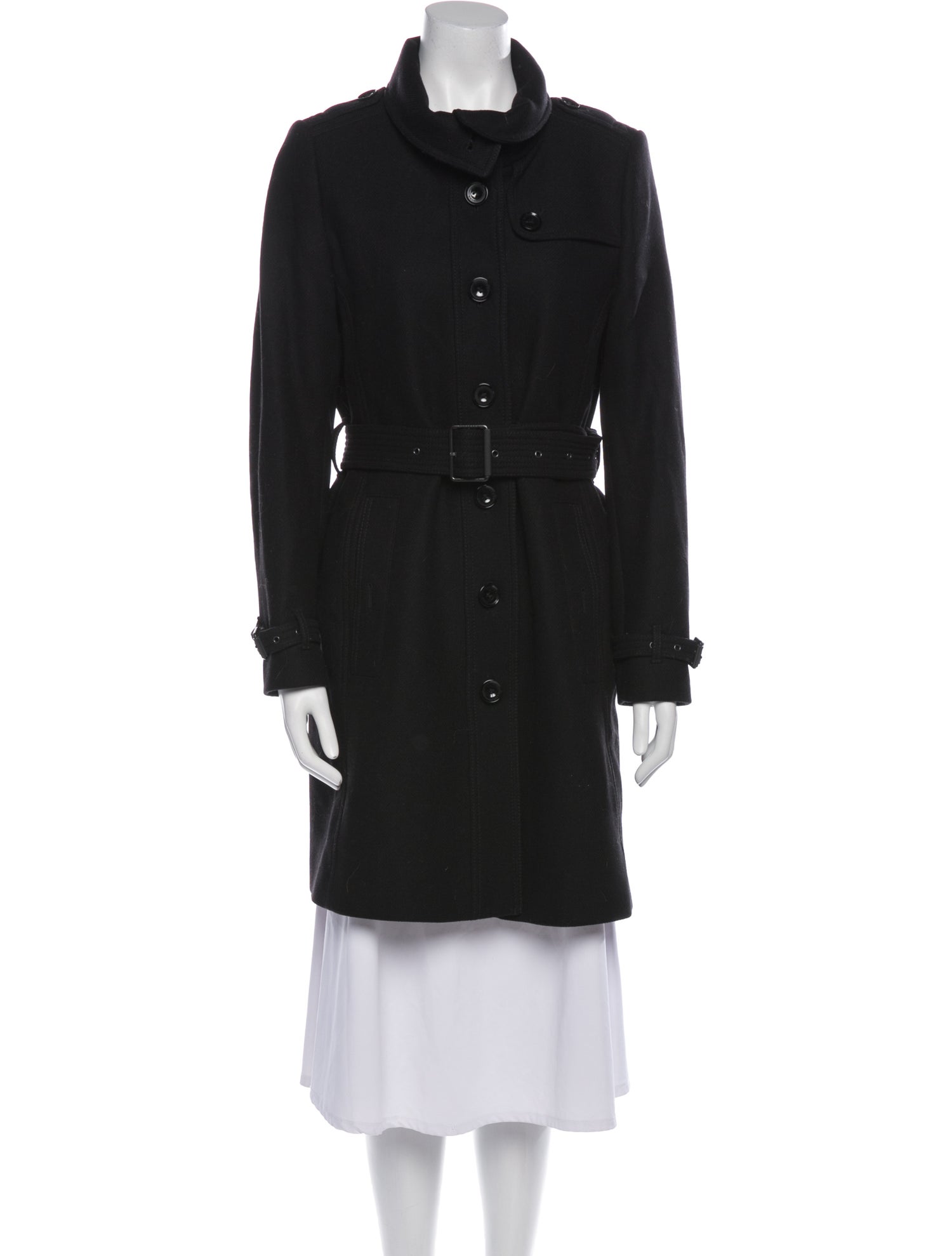 Burberry Brit Virgin Wool Trench Coat