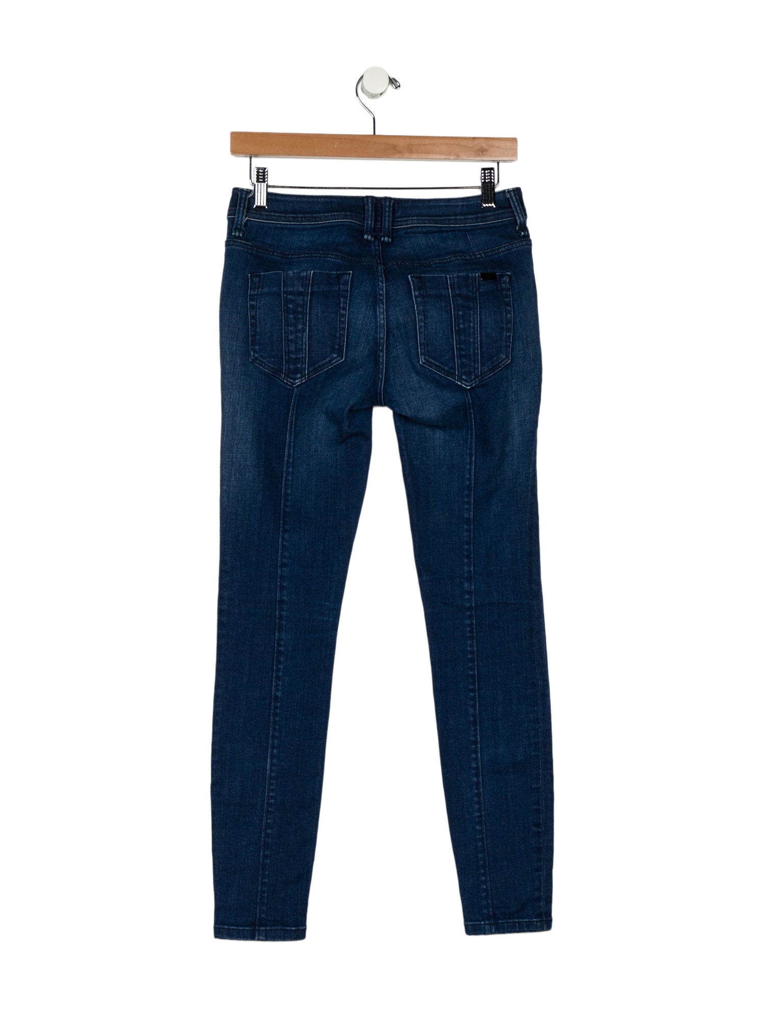 Burberry Brit Mid-Rise Skinny Leg Jeans