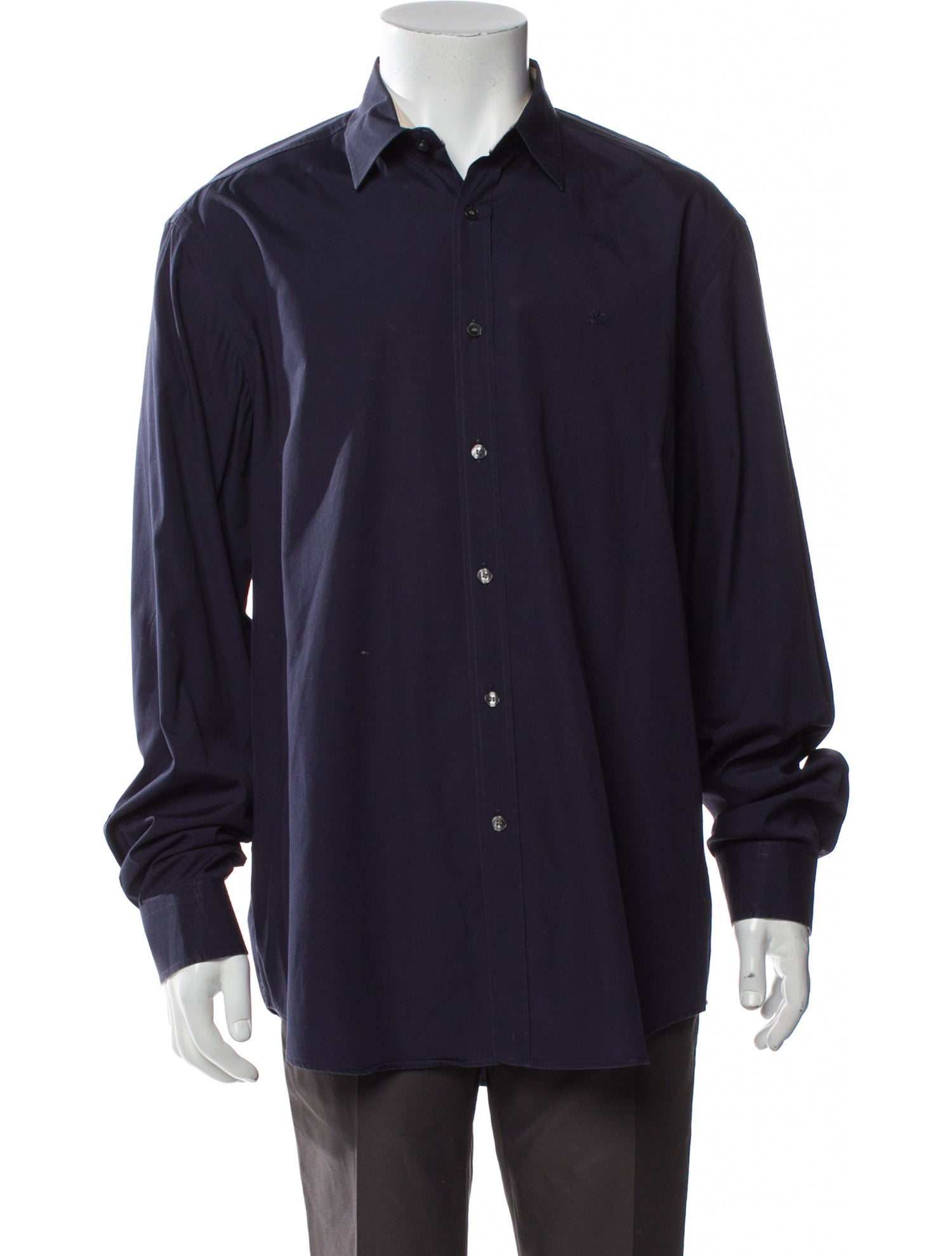 Burberry Brit Nova Check Pattern Long Sleeve Dress Shirt