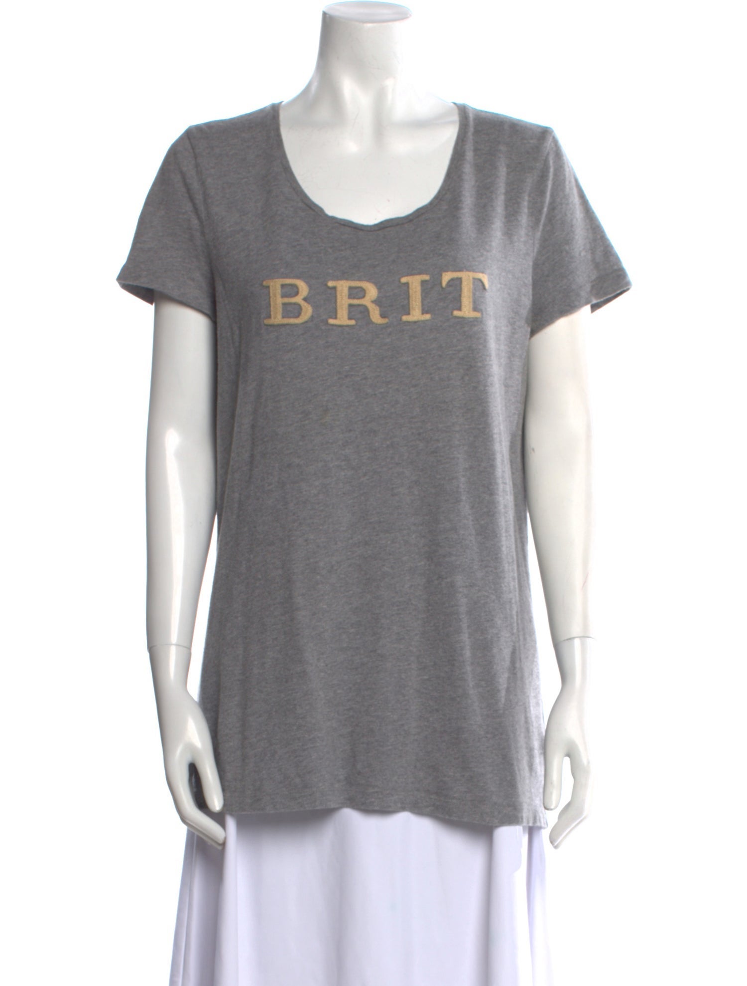 Burberry Brit Graphic Print Scoop Neck T-Shirt