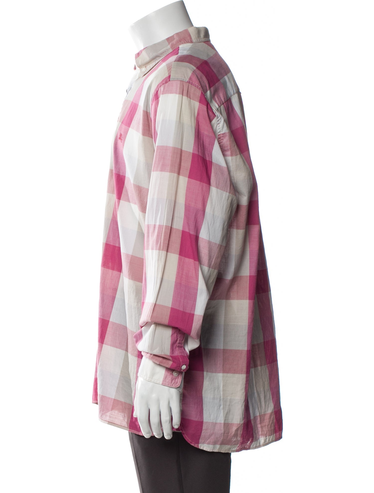 Burberry Brit Plaid Print Long Sleeve Shirt w/ Tags