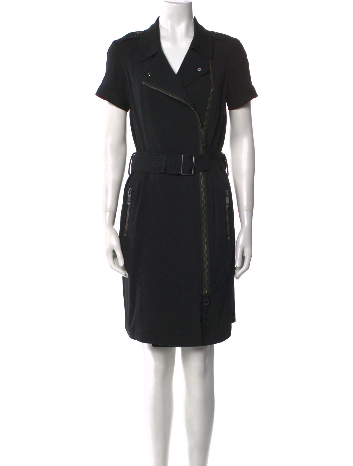 Burberry Brit Wool Knee-Length Dress