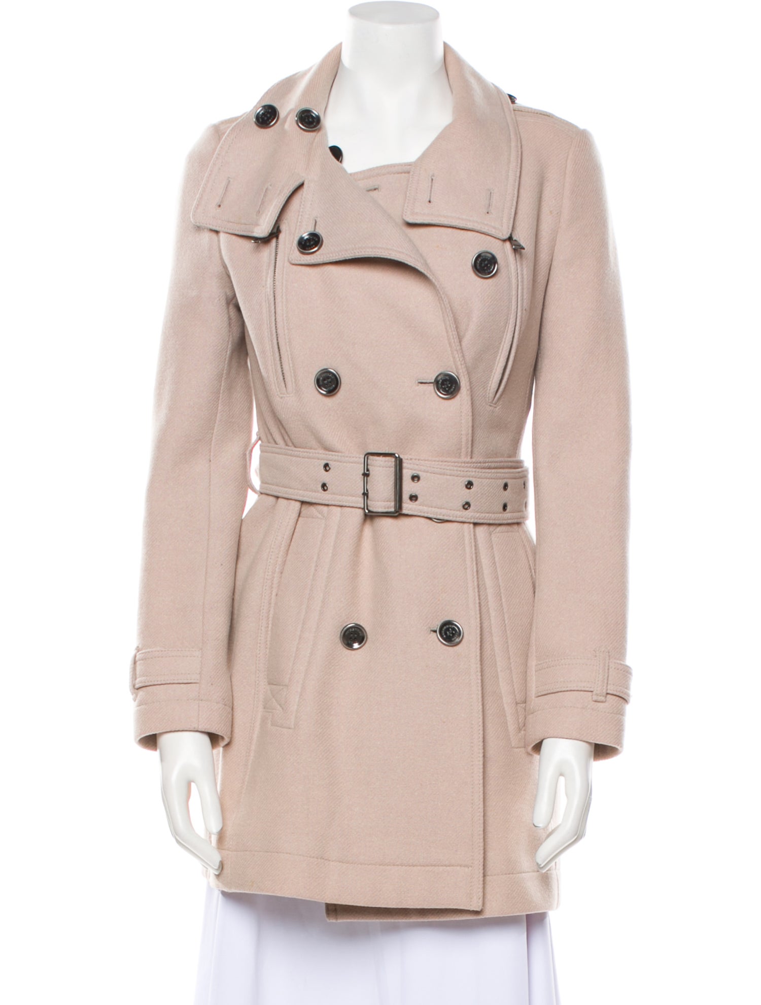 Burberry Brit Virgin Wool Trench Coat