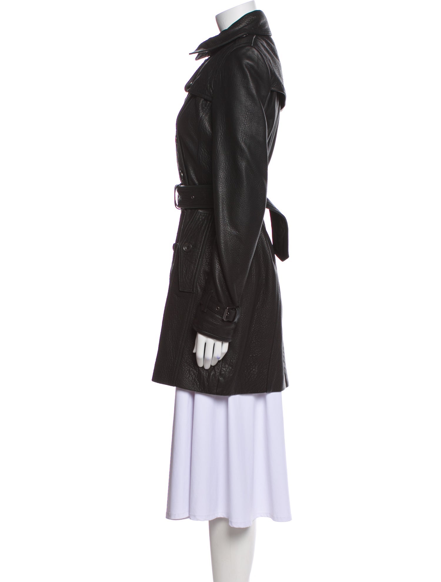 Burberry Brit Lamb Leather Fur Coat