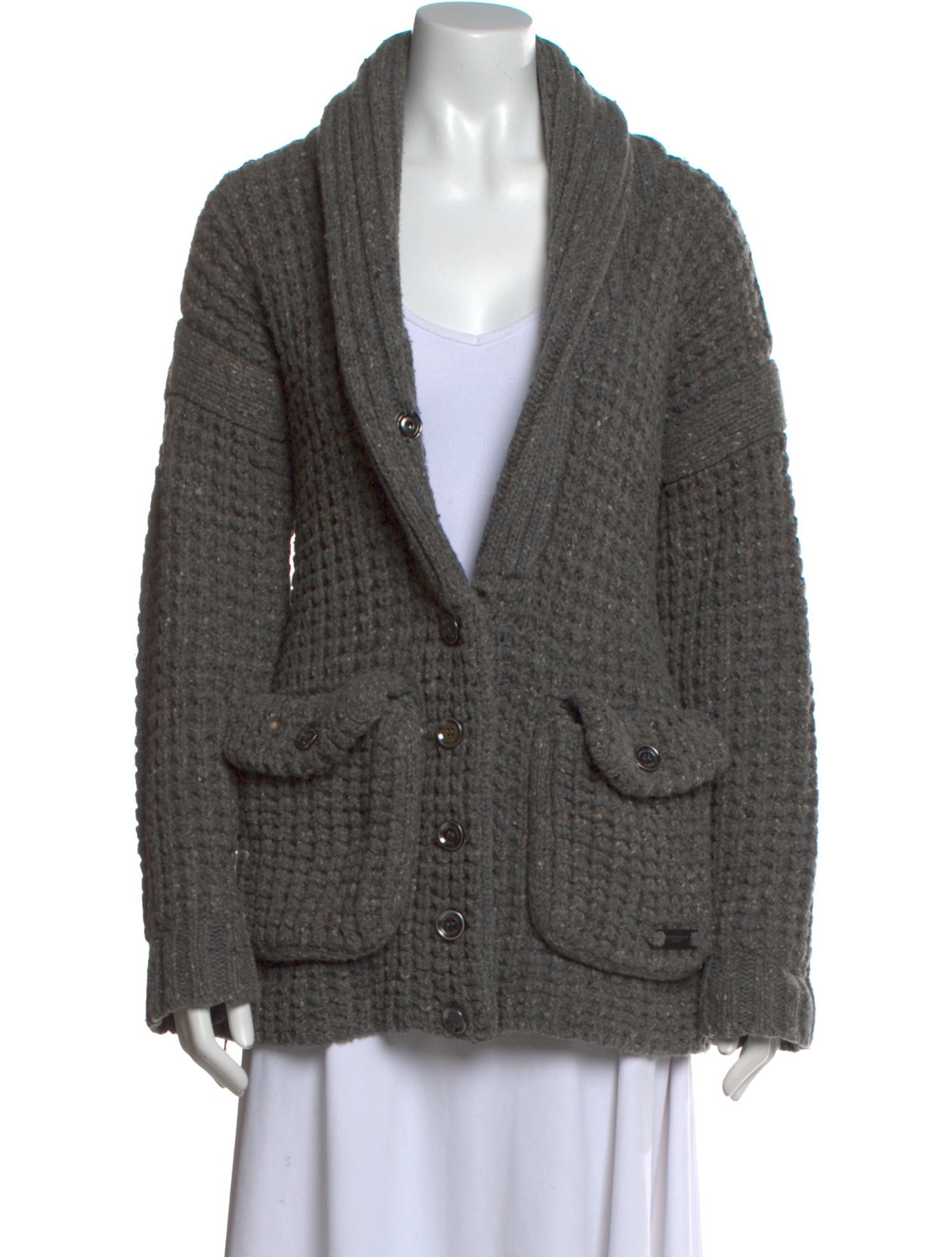 Burberry Brit Wool V-Neck Sweater