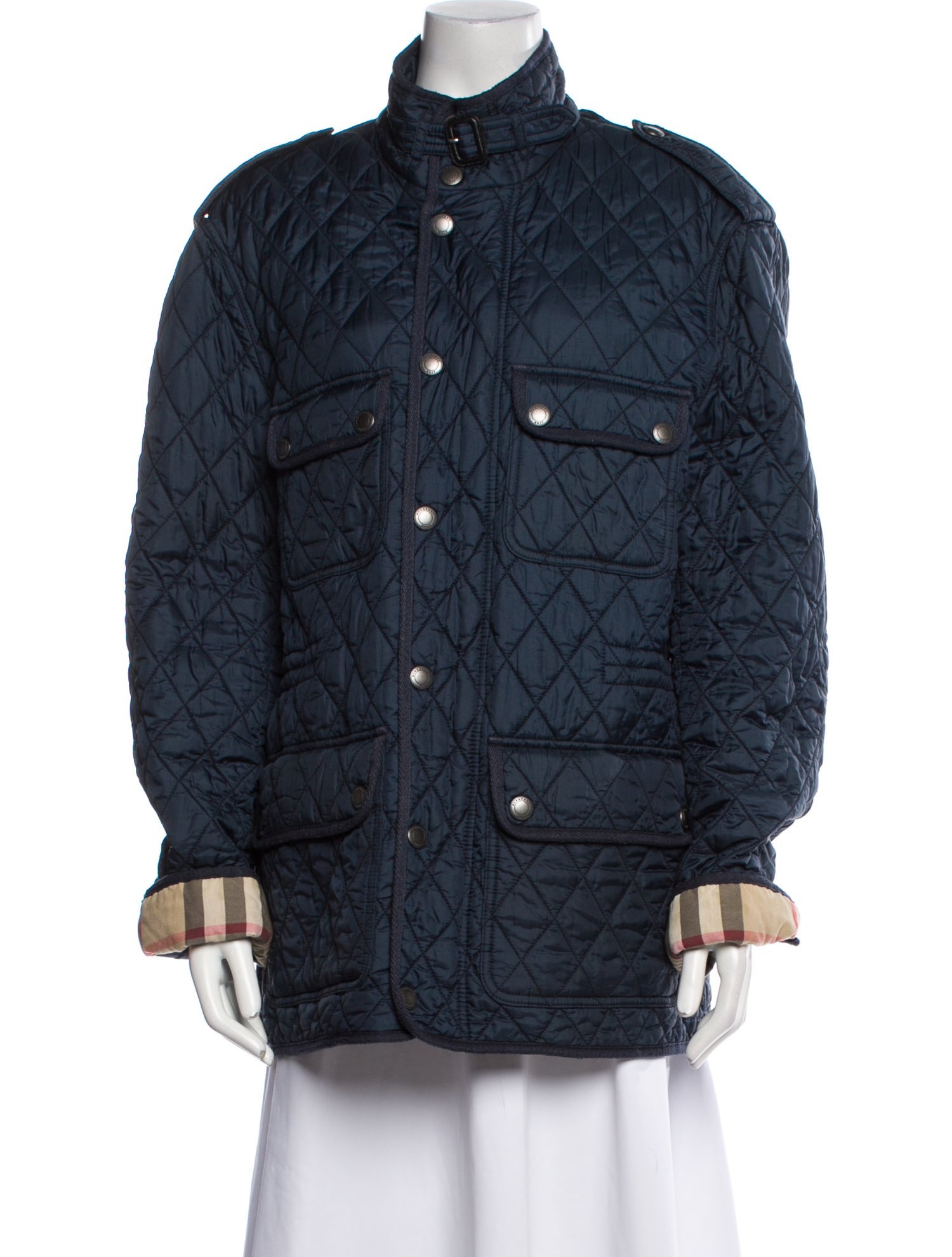Burberry Brit Nylon Printed Utility Jacket