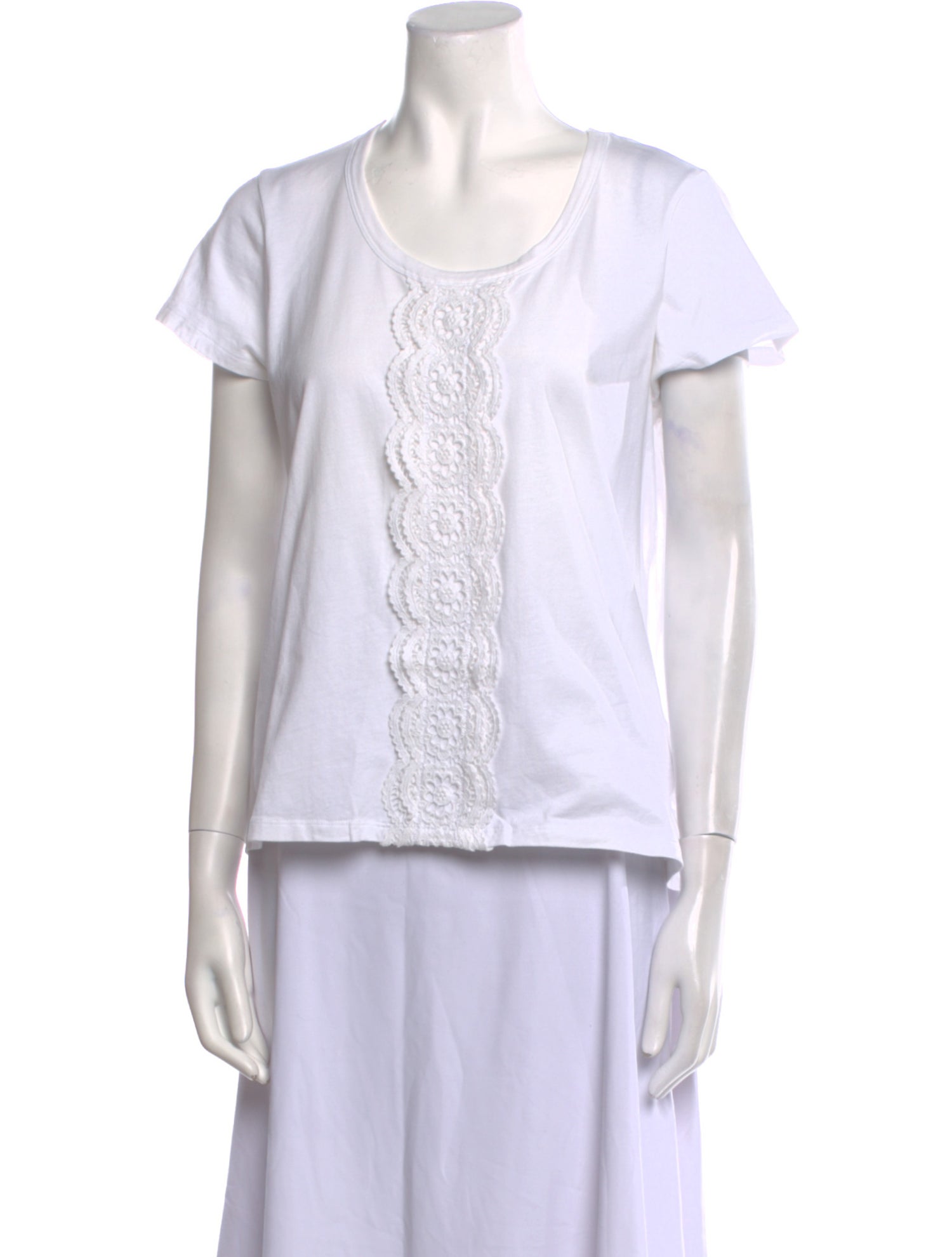 Burberry Brit Scoop Neck Short Sleeve T-Shirt