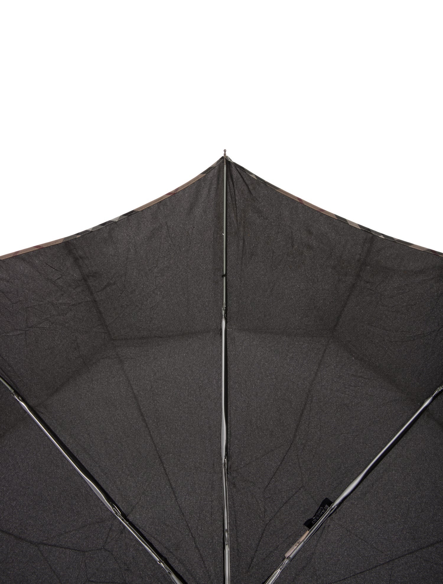 Burberry Nylon Nova Check Trim Umbrella
