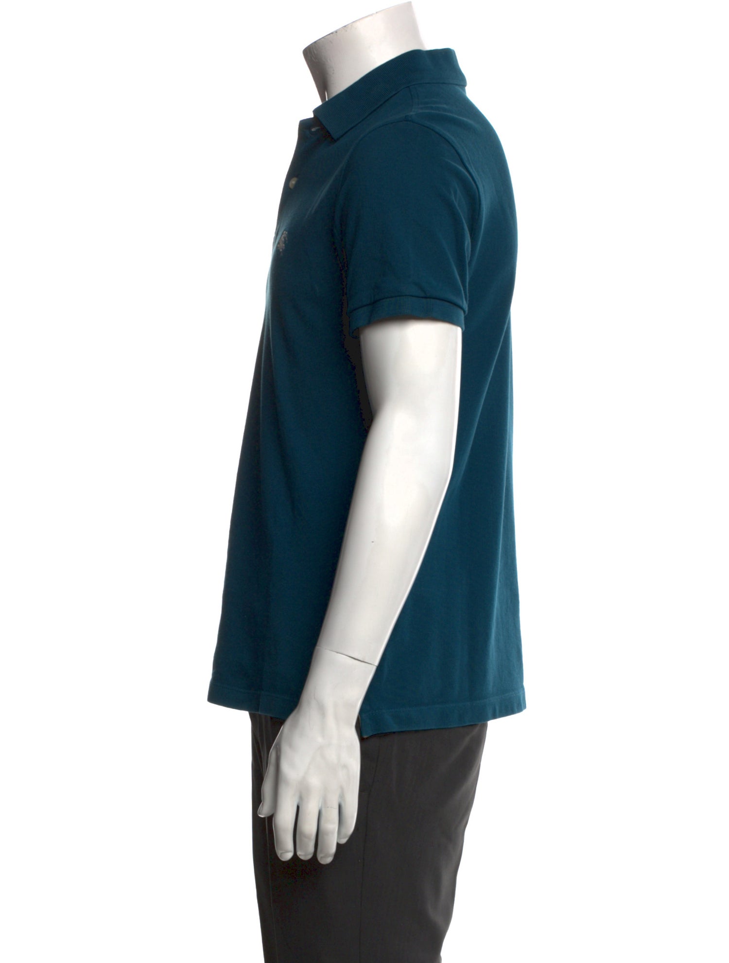 Burberry Brit Nova Check Pattern Crew Neck Polo Shirt