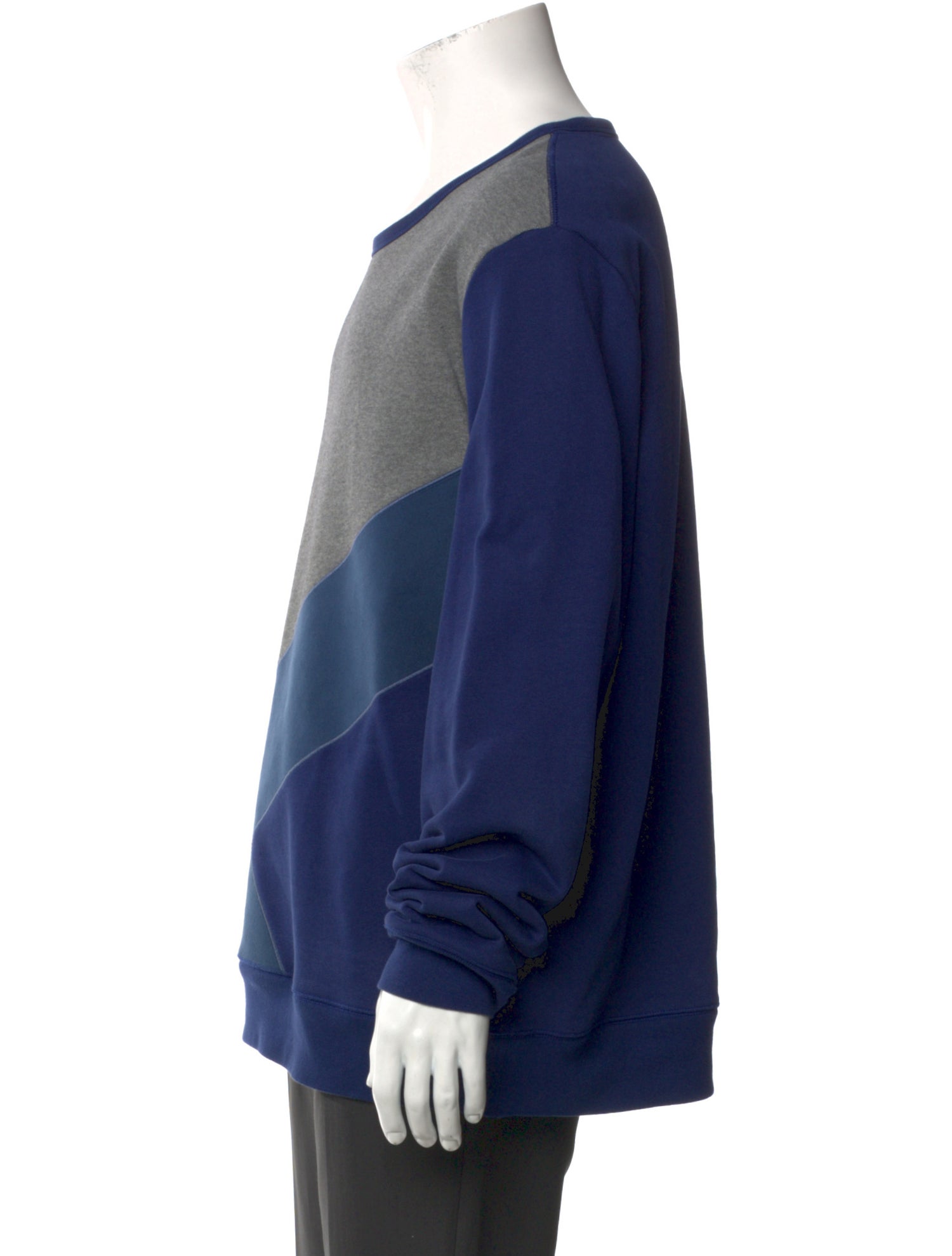 Burberry Brit Colorblock Pattern Crew Neck Pullover