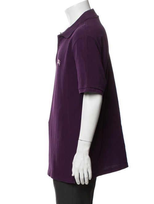 Burberry Brit Nova Check Pattern Collar Polo Shirt