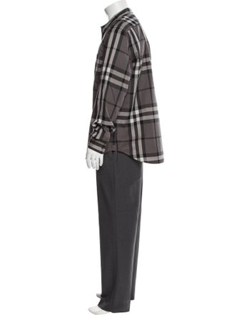 Burberry Brit Beat Check Pattern Long Sleeve Shirt