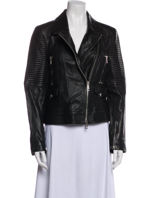 Burberry Brit Leather Biker Jacket
