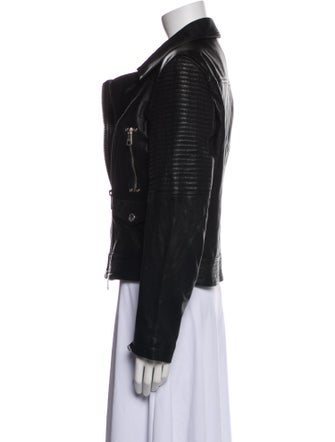 Burberry Brit Leather Biker Jacket