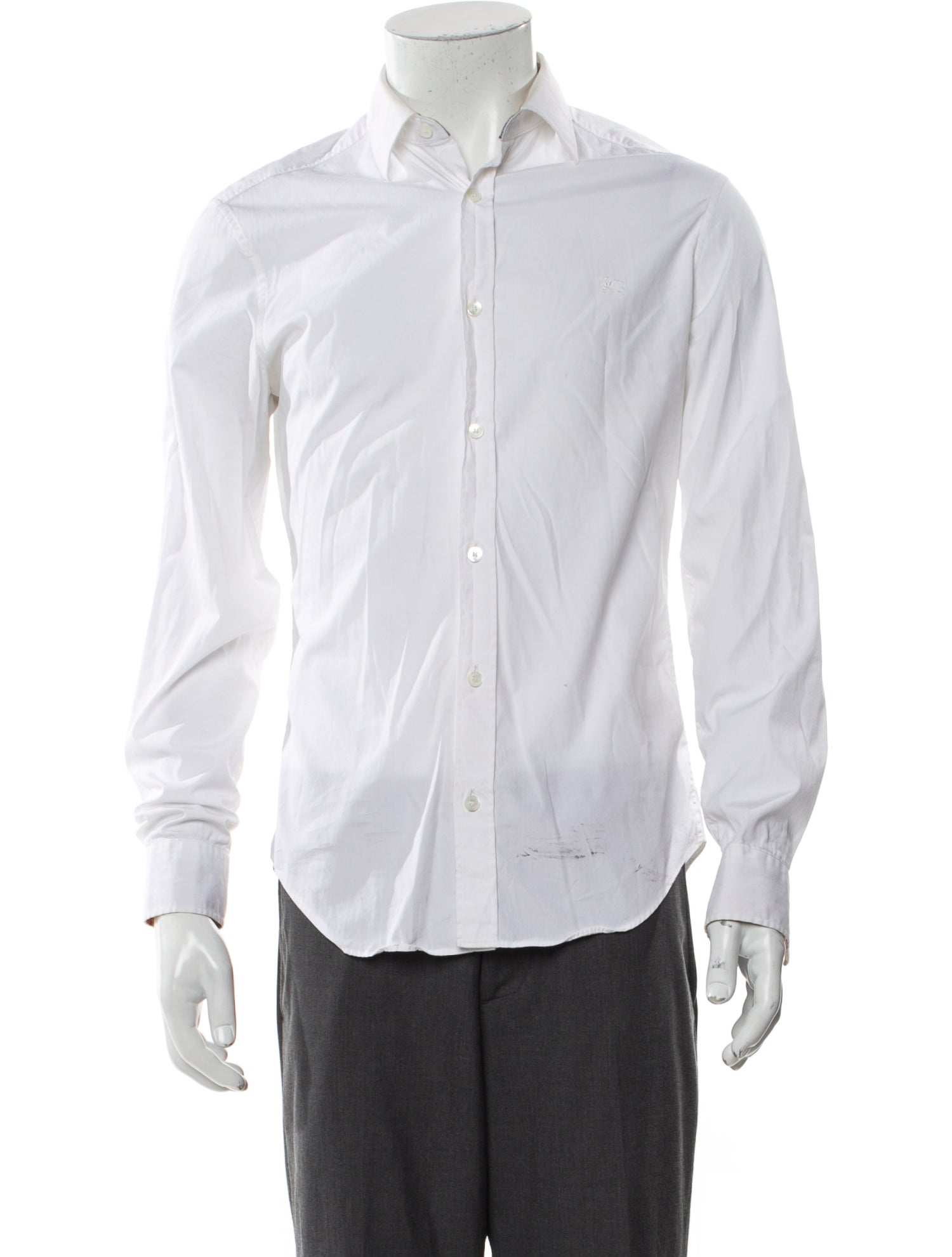 Burberry Brit Nova Check Pattern Long Sleeve Dress Shirt