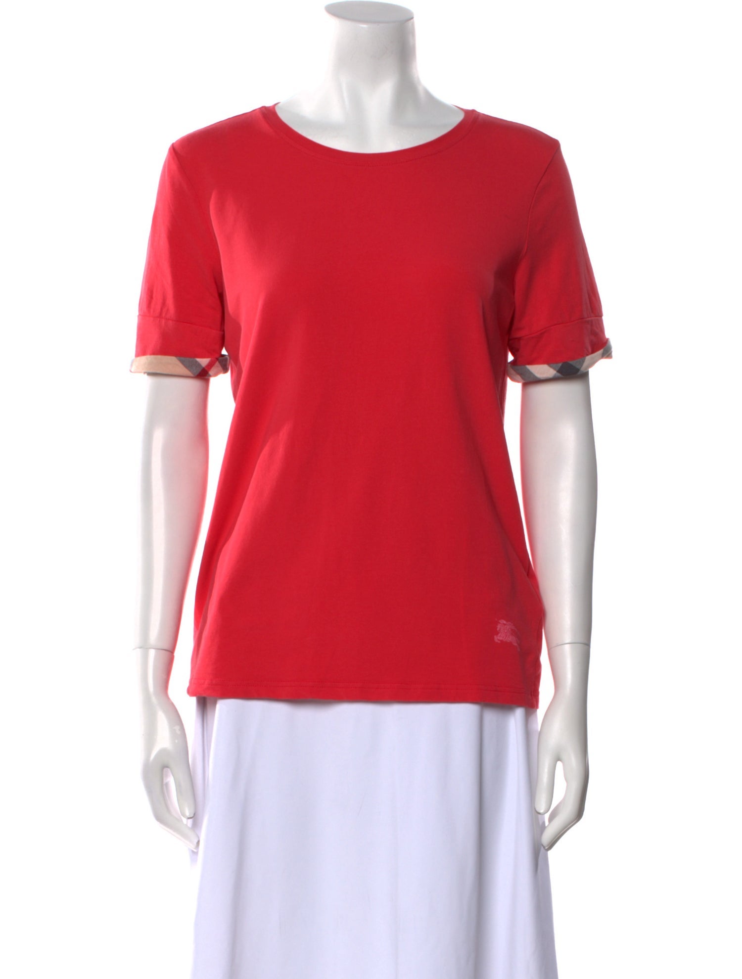 Burberry Brit Scoop Neck Short Sleeve T-Shirt