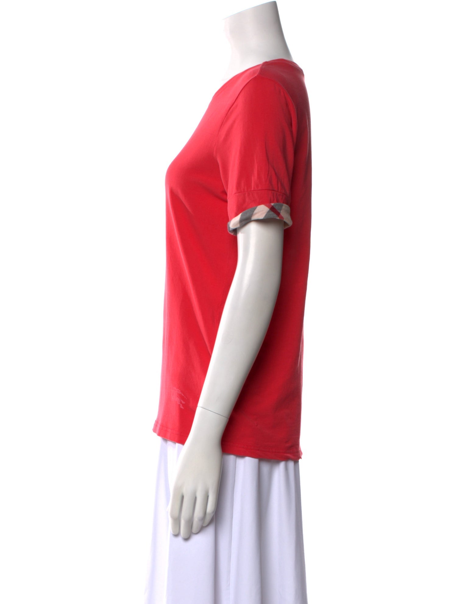 Burberry Brit Scoop Neck Short Sleeve T-Shirt